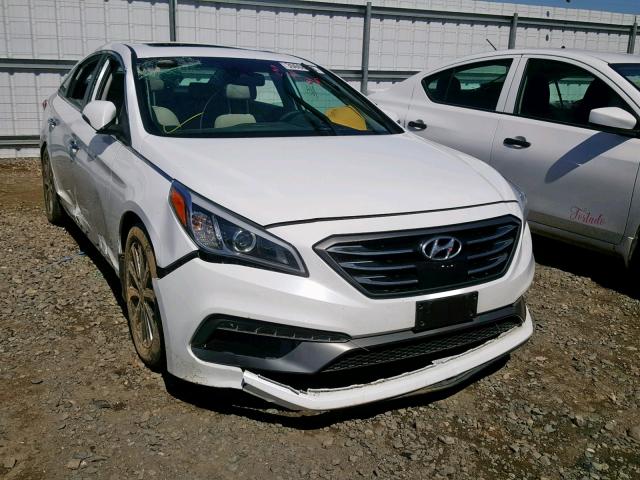 5NPE34AF0HH527509 - 2017 HYUNDAI SONATA SPO WHITE photo 1