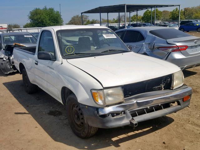 4TANL42N3XZ523477 - 1999 TOYOTA TACOMA WHITE photo 1