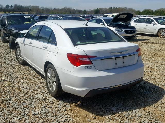 1C3BC4FB9BN560464 - 2011 CHRYSLER 200 LX WHITE photo 3