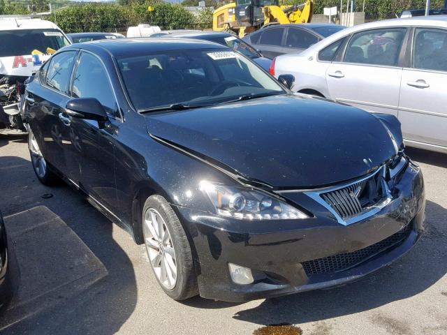 JTHBF5C23A5114465 - 2010 LEXUS IS 250 BLACK photo 1