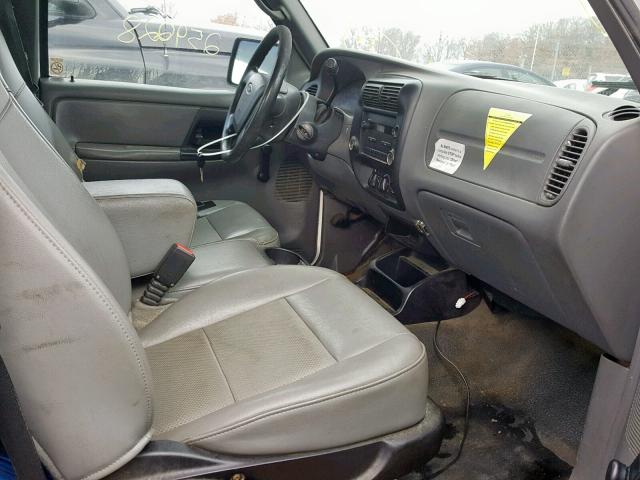 1FTYR10D87PA60403 - 2007 FORD RANGER WHITE photo 5