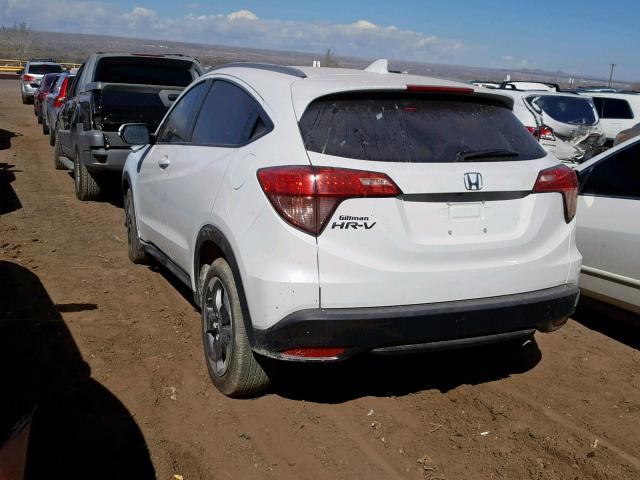 3CZRU5H77JM705235 - 2018 HONDA HR-V EXL WHITE photo 3