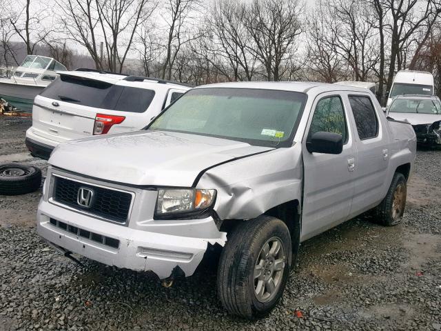 2HJYK16358H509198 - 2008 HONDA RIDGELINE SILVER photo 2