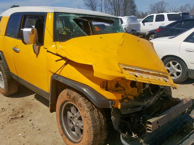 JTEZU11F58K001712 - 2008 TOYOTA FJ CRUISER YELLOW photo 9