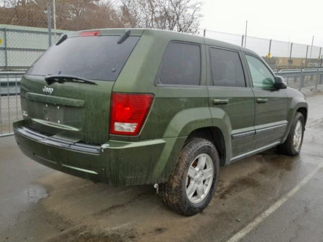 1J8GR48K17C554800 - 2007 JEEP GRAND CHER GREEN photo 4