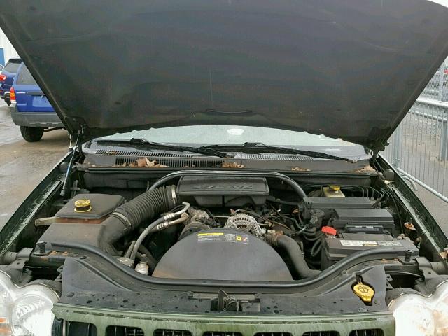 1J8GR48K17C554800 - 2007 JEEP GRAND CHER GREEN photo 7