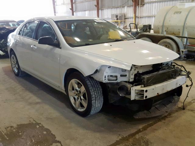 1G1ZA5E0XA4104640 - 2010 CHEVROLET MALIBU LS WHITE photo 1
