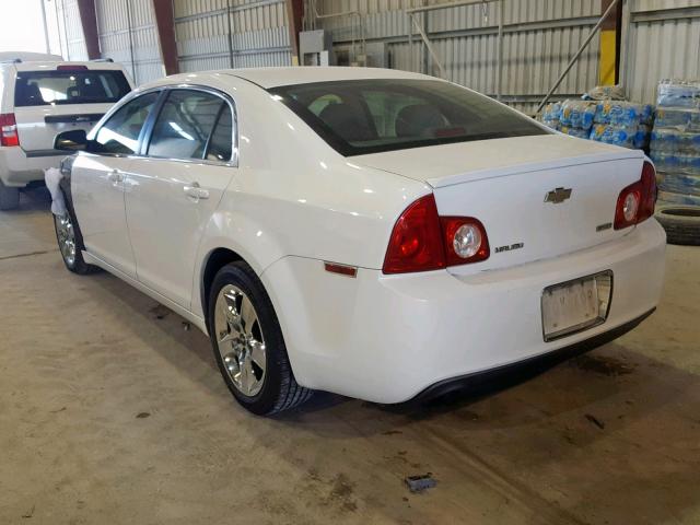 1G1ZA5E0XA4104640 - 2010 CHEVROLET MALIBU LS WHITE photo 3