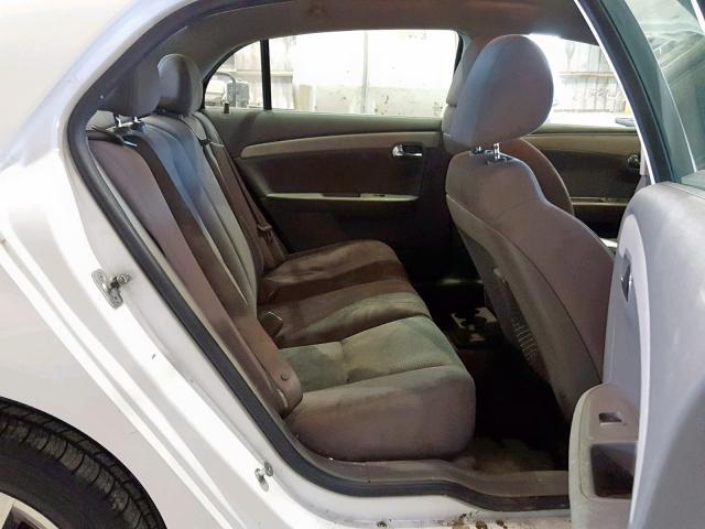 1G1ZA5E0XA4104640 - 2010 CHEVROLET MALIBU LS WHITE photo 6
