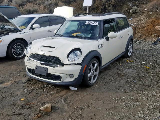 WMWZG3C58BTY31112 - 2011 MINI COOPER S C WHITE photo 2