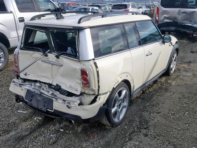 WMWZG3C58BTY31112 - 2011 MINI COOPER S C WHITE photo 4