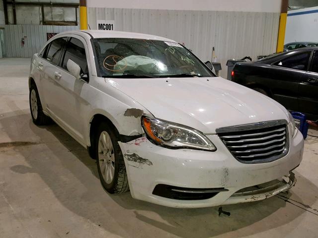 1C3CCBAB6EN142044 - 2014 CHRYSLER 200 LX WHITE photo 1