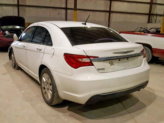 1C3CCBAB6EN142044 - 2014 CHRYSLER 200 LX WHITE photo 3