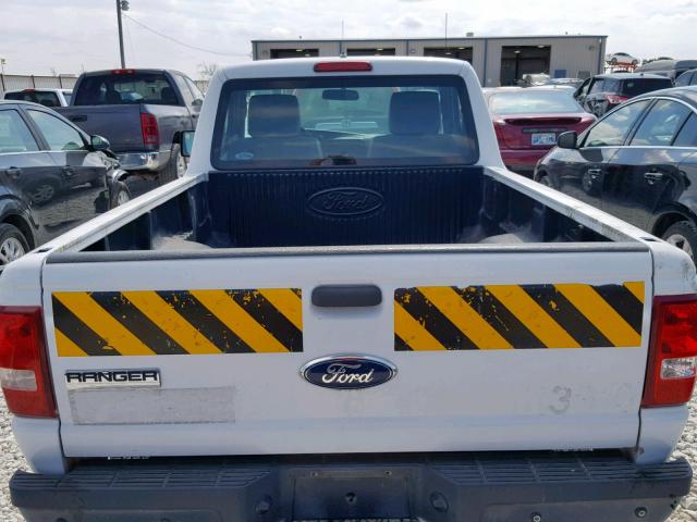 1FTKR1AD0APA74663 - 2010 FORD RANGER WHITE photo 6