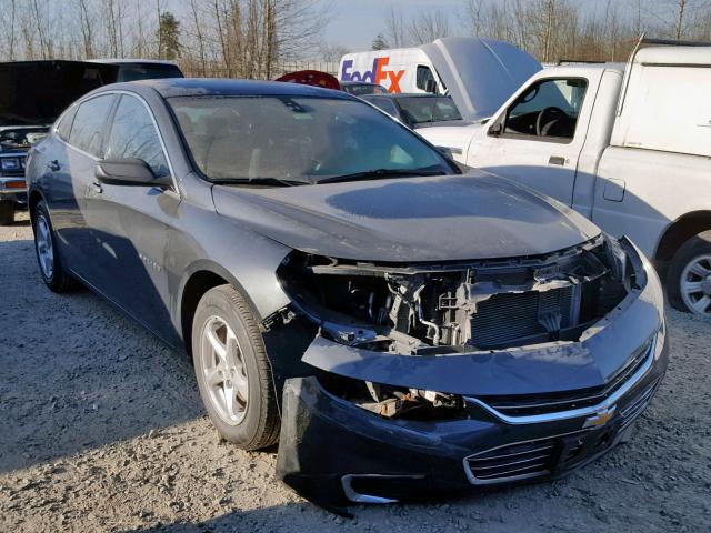 1G1ZB5ST9HF196026 - 2017 CHEVROLET MALIBU LS GRAY photo 1
