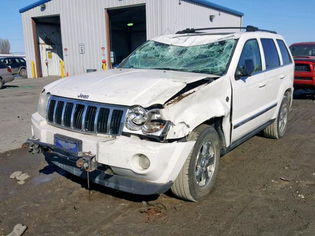 1J4HR58NX5C678521 - 2005 JEEP GRAND CHER WHITE photo 2