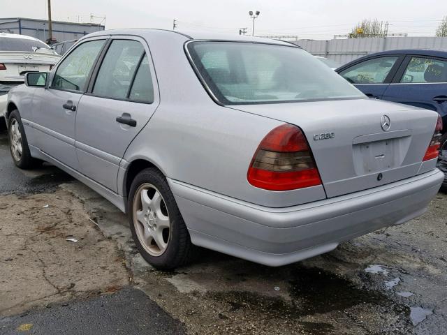 WDBHA29GXXA795654 - 1999 MERCEDES-BENZ C 280 SILVER photo 3