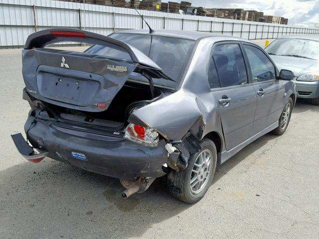 JA3AJ86E86U035811 - 2006 MITSUBISHI LANCER OZ CHARCOAL photo 4