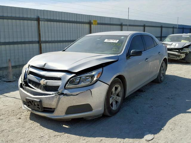 1G11B5SA4DF353838 - 2013 CHEVROLET MALIBU LS SILVER photo 2