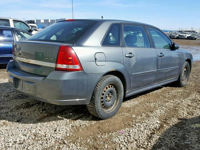 1G1ZT62845F295914 - 2005 CHEVROLET MALIBU MAX GRAY photo 4