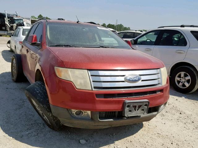 2FMDK38C37BA89675 - 2007 FORD EDGE SEL RED photo 1