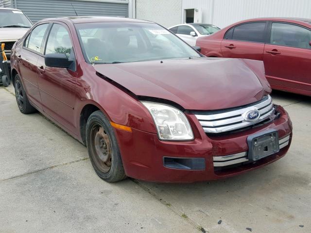 3FAHP06Z77R252297 - 2007 FORD FUSION S BURGUNDY photo 1