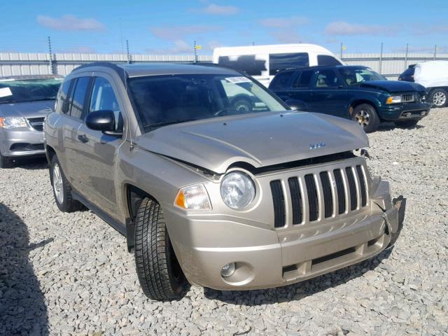 1J4FF47B39D158565 - 2009 JEEP COMPASS SP GOLD photo 1