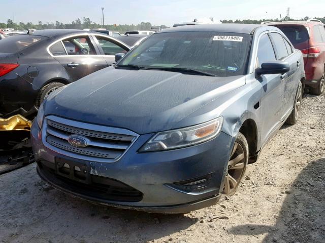 1FAHP2EW7AG138463 - 2010 FORD TAURUS SEL BLUE photo 2