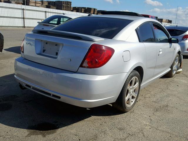 1G8AY14P94Z209419 - 2004 SATURN ION REDLIN SILVER photo 4