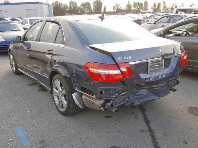 WDDHF5KB2DA675335 - 2013 MERCEDES-BENZ E 350 CHARCOAL photo 3