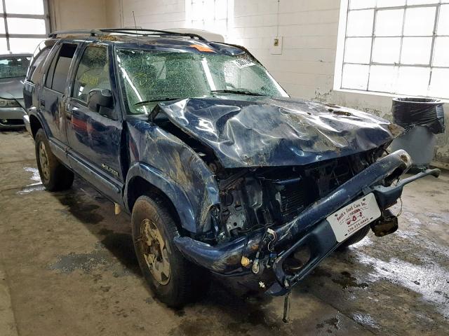 1GNDT13W62K207649 - 2002 CHEVROLET BLAZER BLUE photo 1