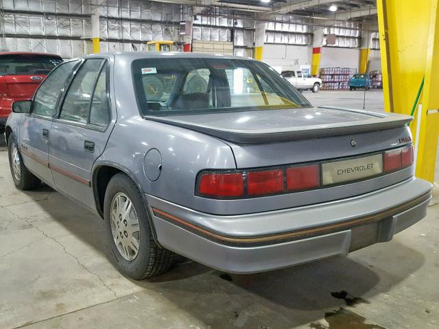 2G1WN54T9M9208492 - 1991 CHEVROLET LUMINA EUR SILVER photo 3