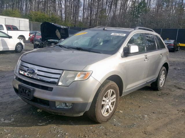 2FMDK48C38BA65352 - 2008 FORD EDGE SEL GRAY photo 2