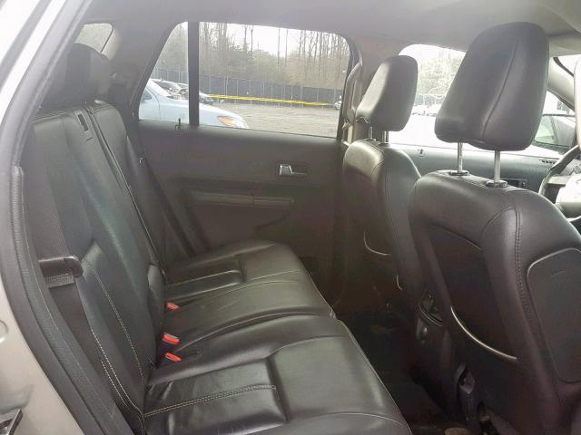 2FMDK48C38BA65352 - 2008 FORD EDGE SEL GRAY photo 6