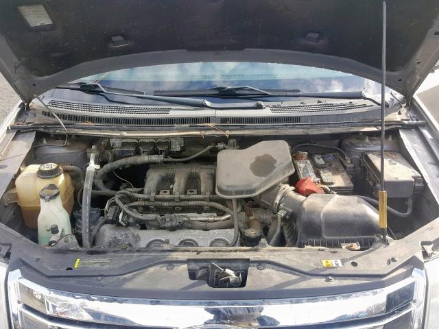 2FMDK48C38BA65352 - 2008 FORD EDGE SEL GRAY photo 7