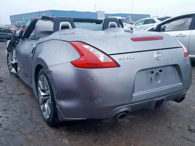 JN1AZ4FH5AM303335 - 2010 NISSAN 370Z GRAY photo 3