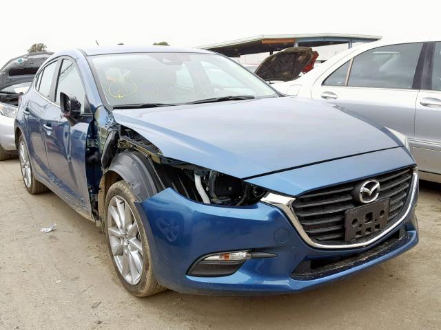 3MZBN1L77HM146930 - 2017 MAZDA 3 TOURING BLUE photo 1