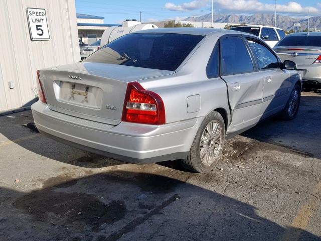 YV1TS92D931306876 - 2003 VOLVO S80 SILVER photo 4