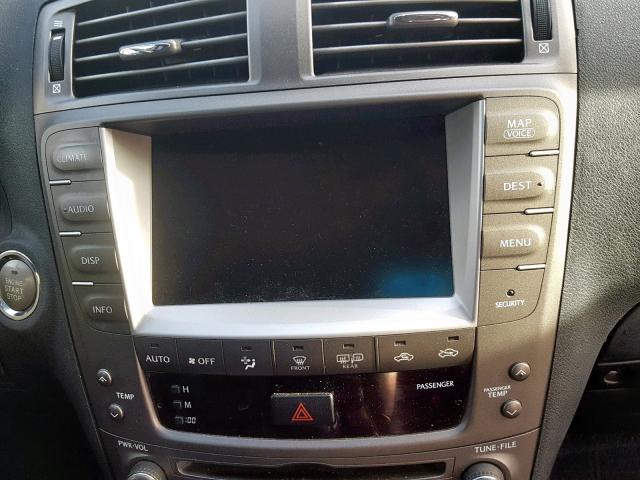 JTHCK262462002082 - 2006 LEXUS IS 250 WHITE photo 9