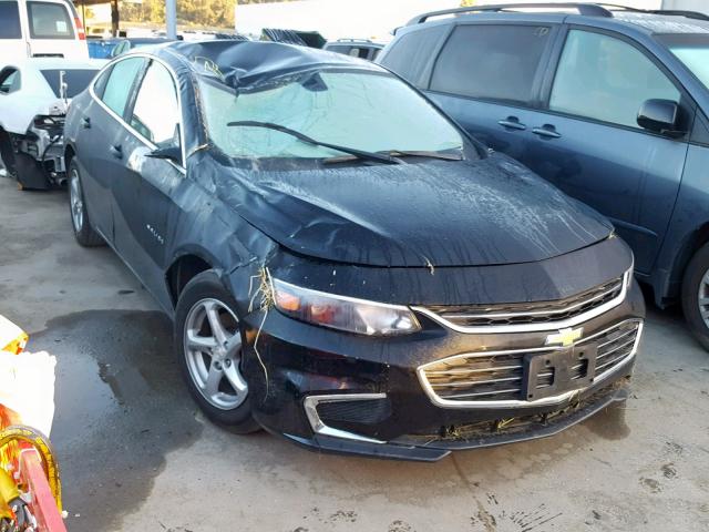 1G1ZB5ST4HF191896 - 2017 CHEVROLET MALIBU LS BLACK photo 1