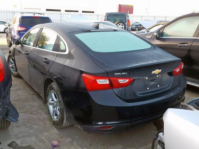 1G1ZB5ST4HF191896 - 2017 CHEVROLET MALIBU LS BLACK photo 3