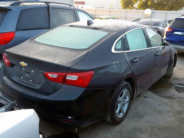 1G1ZB5ST4HF191896 - 2017 CHEVROLET MALIBU LS BLACK photo 4