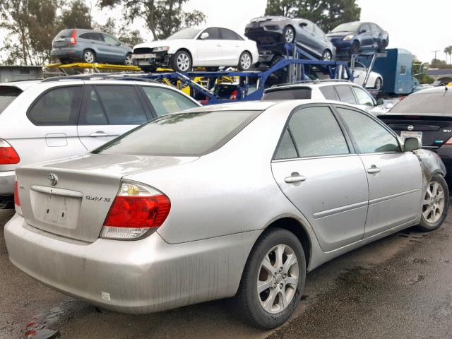 4T1BE32K25U549575 - 2005 TOYOTA CAMRY LE SILVER photo 4