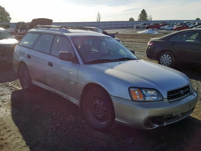 4S3BH675337614865 - 2003 SUBARU LEGACY OUT SILVER photo 1