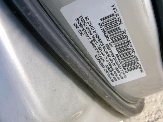 4S3BH675337614865 - 2003 SUBARU LEGACY OUT SILVER photo 10