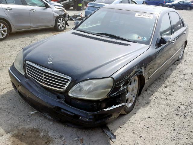 WDBNG75J8YA095388 - 2000 MERCEDES-BENZ S 500 BLACK photo 2