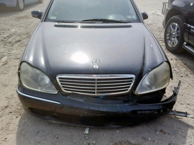 WDBNG75J8YA095388 - 2000 MERCEDES-BENZ S 500 BLACK photo 7