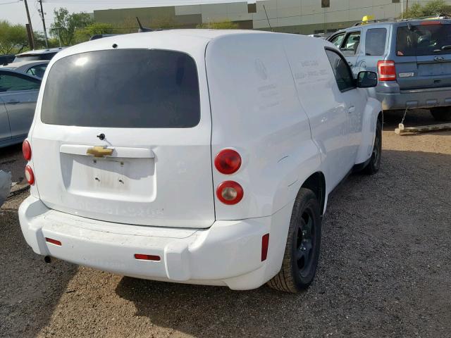 3GCCA05B79S536938 - 2009 CHEVROLET HHR PANEL WHITE photo 4