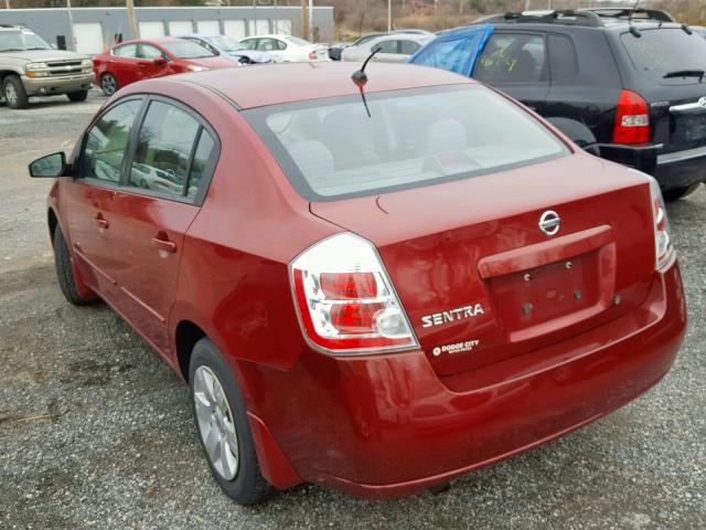 3N1AB61E58L733075 - 2008 NISSAN SENTRA 2.0 RED photo 3