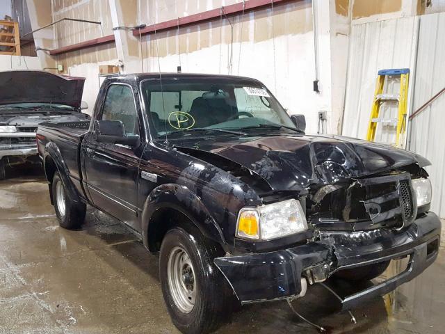 1FTYR10U46PA52393 - 2006 FORD RANGER BLACK photo 1